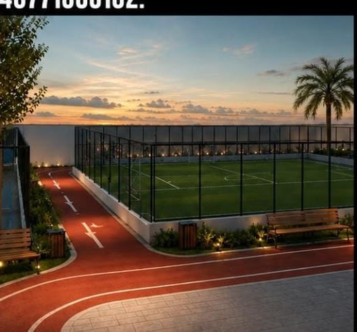 Área esportiva do complexo